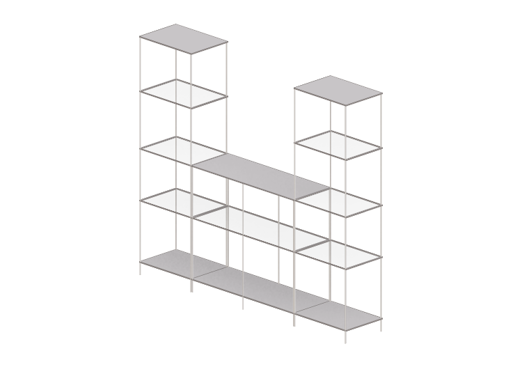 Librerie 3D - Composizione di scaffali - Ikea - Vittsjö -... Librerie 3D - Composizione di scaffali - Ikea - Vittsjö -...