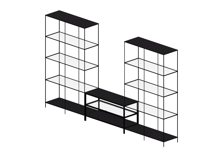 3D Bookshelves and Containers - TV Cabinet composition -... 3D Bookshelves and Containers - TV Cabinet composition -...