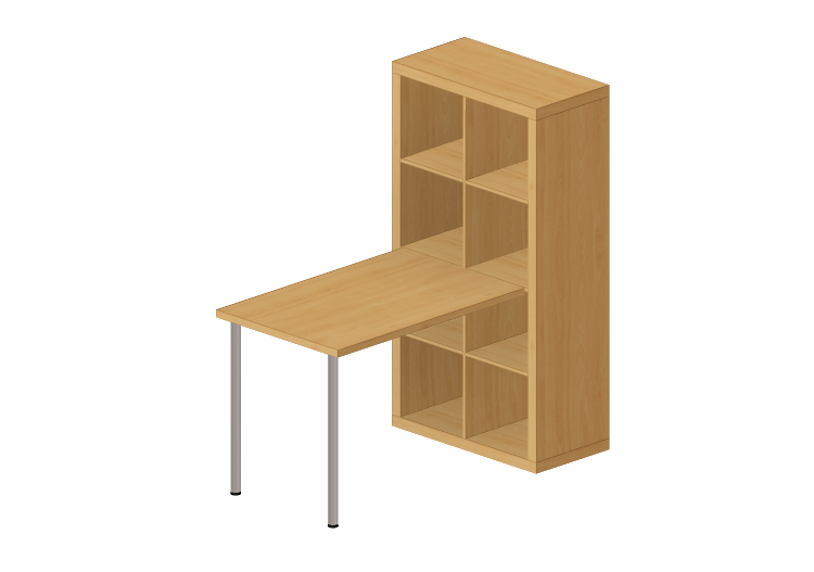 3D Bookshelves and Containers - Furniture composition with... 3D Bookshelves and Containers - Furniture composition with...