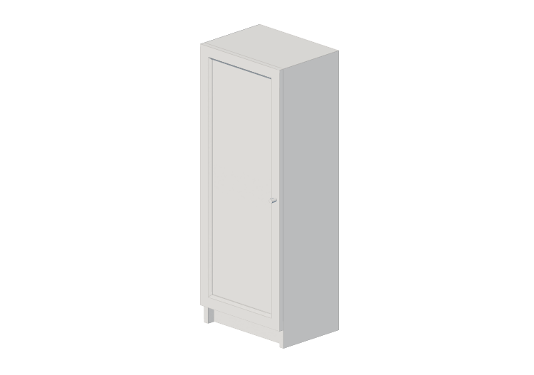 Estantes 3D - Estante com porta de madeira envernizada -... Estantes 3D - Estante com porta de madeira envernizada -...