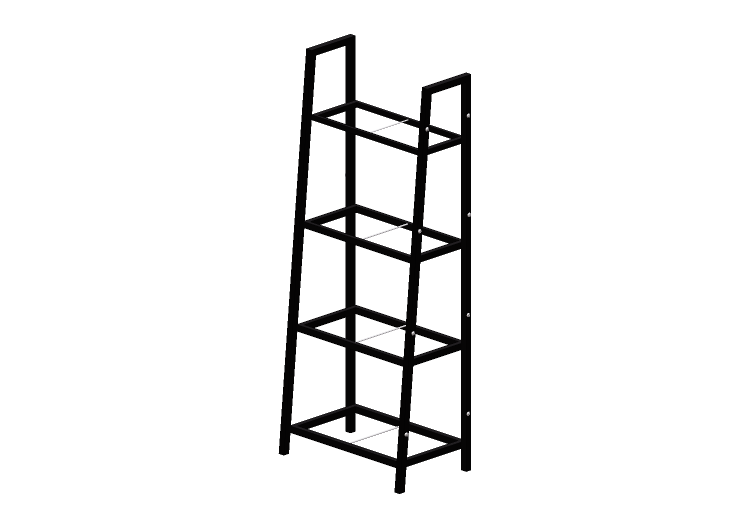 Librerie 3D - Scaffale in metallo - Ikea - Lerberg - IKEA Librerie 3D - Scaffale in metallo - Ikea - Lerberg - IKEA