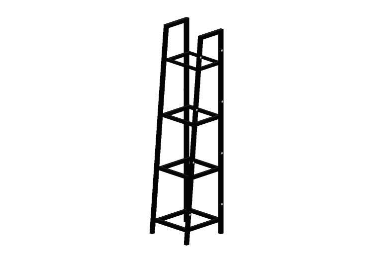 Librerie 3D - Scaffale in metallo - Ikea - Lerberg - IKEA Librerie 3D - Scaffale in metallo - Ikea - Lerberg - IKEA