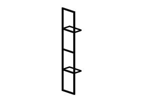3D Bookshelves and Containers - Metal shelf - IKEA - Lerberg