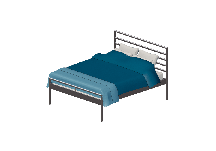 Camas 3D - Cama de casal - Ikea - Heimdal - IKEA Camas 3D - Cama de casal - Ikea - Heimdal - IKEA