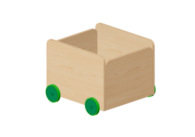 Arm&aacute;rios 3D - Caixa organizadora de brinquedos de madeira - Ikea - Flisat