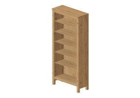 Armadi 3D - Libreria in legno - Ikea - Hemnes