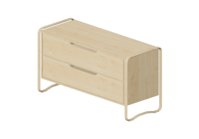 Armoires 3D - Commode en bois - Ikea - Anes