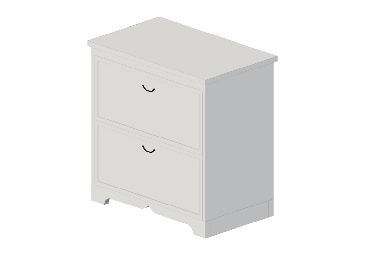 Armoires 3D - Commode en bois laqué - Ikea - Aspelund -... Armoires 3D - Commode en bois laqué - Ikea - Aspelund -...