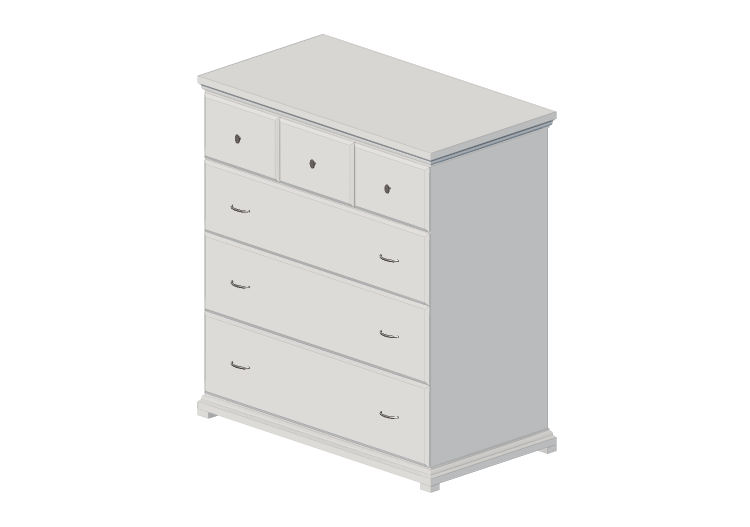 Armarios y Cómodas 3D - Cómoda de madera lacada - Ikea -... Armarios y Cómodas 3D - Cómoda de madera lacada - Ikea -...