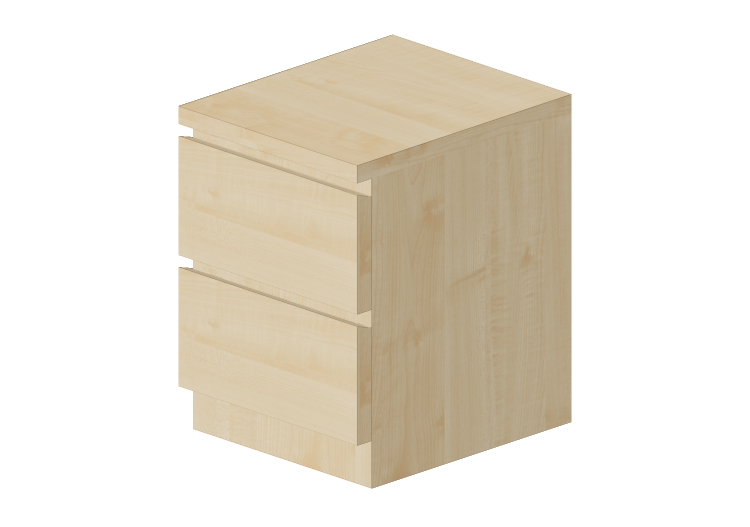 Armários 3D - Cômoda de madeira - Ikea - Malm - IKEA Armários 3D - Cômoda de madeira - Ikea - Malm - IKEA