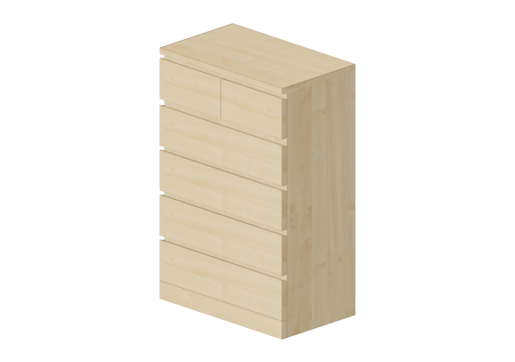 Armarios y Cómodas 3D - Cajonera de madera - Ikea - Malm -... Armarios y Cómodas 3D - Cajonera de madera - Ikea - Malm -...
