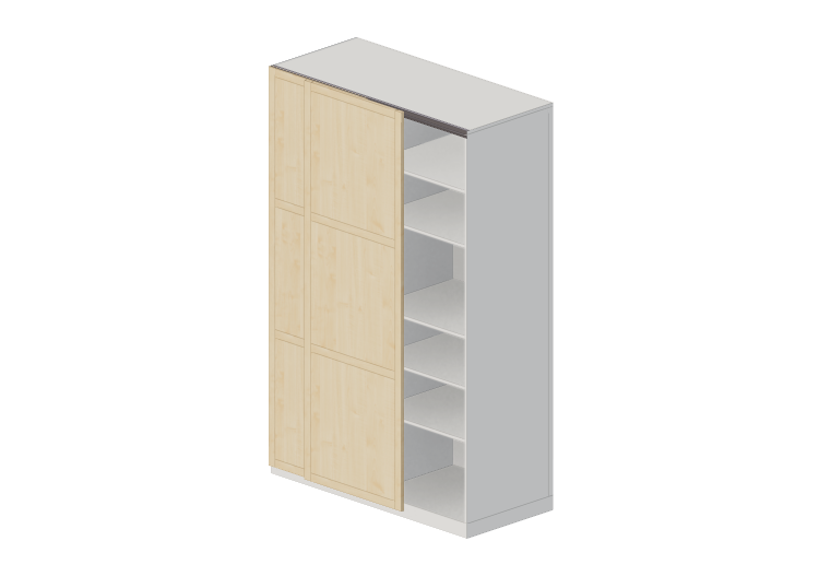 Armarios y Cómodas 3D - Armario de madera lacada - Ikea -... Armarios y Cómodas 3D - Armario de madera lacada - Ikea -...