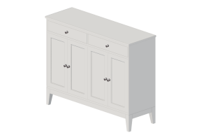 Armarios y C&oacute;modas 3D - Cajonera de madera lacada - Ikea - Idanӓs