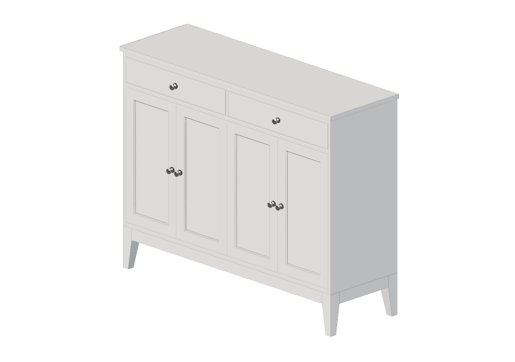 Armários 3D - Cômoda de madeira envernizada - Ikea - Idanӓs... Armários 3D - Cômoda de madeira envernizada - Ikea - Idanӓs...