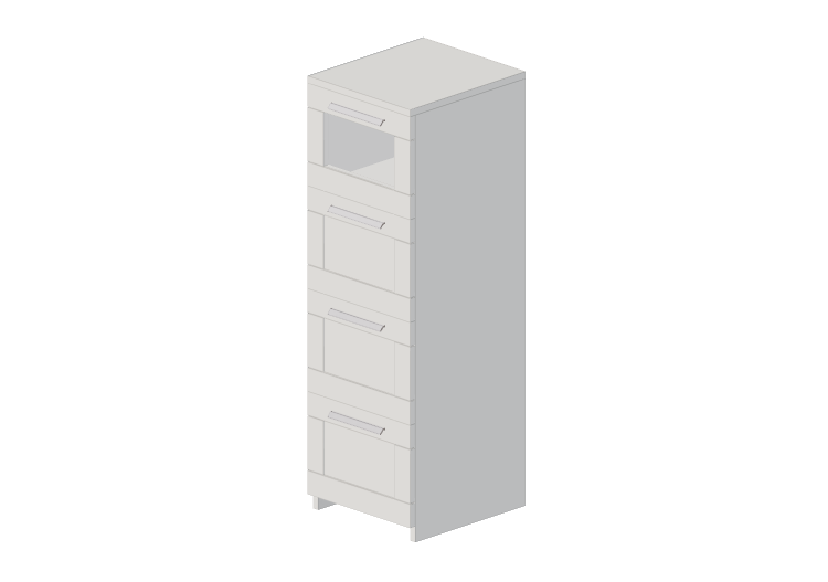 Armadi 3D - Cassettiera in legno laccato - Ikea - Brimnes -... Armadi 3D - Cassettiera in legno laccato - Ikea - Brimnes -...