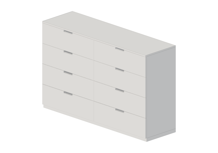 Armarios y Cómodas 3D - Cómoda de madera lacada - Ikea -... Armarios y Cómodas 3D - Cómoda de madera lacada - Ikea -...