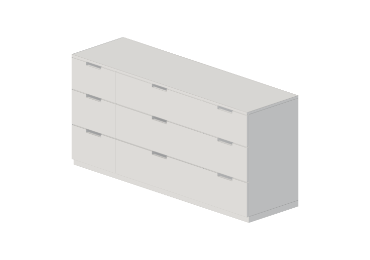 Armarios y Cómodas 3D - Cómoda de madera lacada - Ikea -... Armarios y Cómodas 3D - Cómoda de madera lacada - Ikea -...
