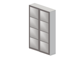 Arm&aacute;rios 3D - Arm&aacute;rio de madeira envernizada - Ikea - Pax - Auli