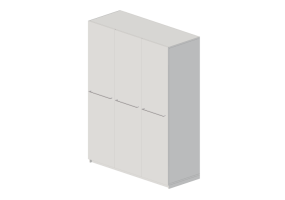 Armadi 3D - Armadio in legno laccato - Ikea - Pax - Forsand