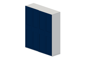 Wardrobes and Cabinets 3D - Lacquered wood cabinet - IKEA - Pax - Auli