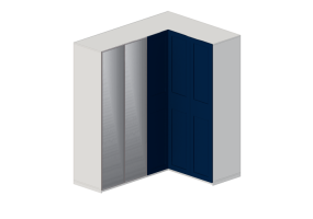Arm&aacute;rios 3D - Arm&aacute;rio de madeira envernizada - Ikea - Pax - Grimo - Aheim