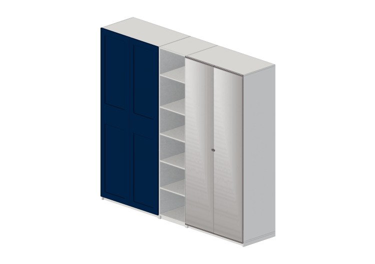 Armoires 3D - Armoire en bois laqué - Ikea - Pax - Grimo -... Armoires 3D - Armoire en bois laqué - Ikea - Pax - Grimo -...
