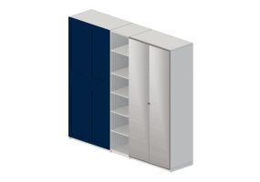 3D Schr&auml;nke und Kommoden - Schrank aus Holz, lackiert - Ikea - Pax - Grimo - Vikedal