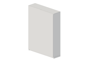Armoires 3D - Armoire en bois laqu&eacute; - Ikea - Pax - Hasvik