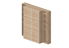 Armadi 3D - Armadio in legno - Ikea - Pax - Mehamn