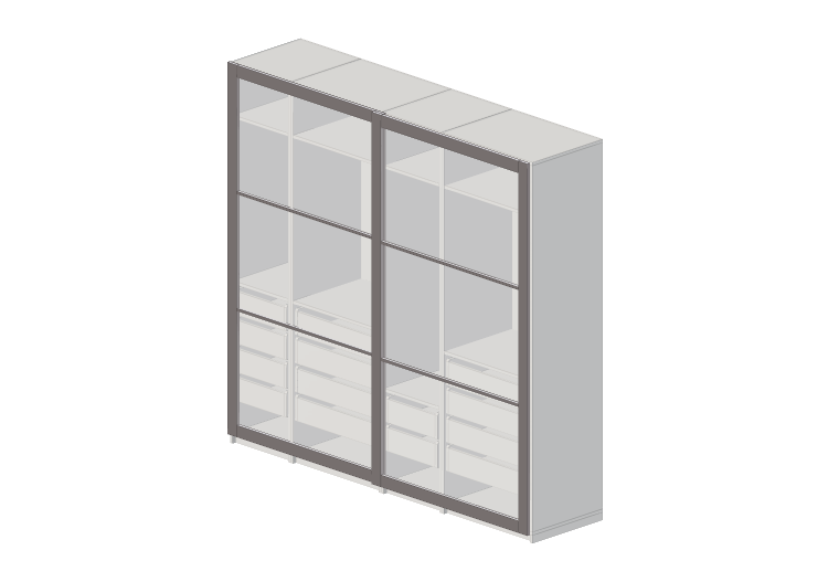 Armarios y Cómodas 3D - Armario de madera lacada - Ikea -... Armarios y Cómodas 3D - Armario de madera lacada - Ikea -...