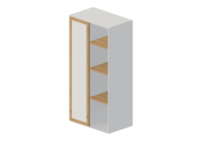 Armoires 3D - Armoire en bois laqu&eacute; - Ikea - Sniglar