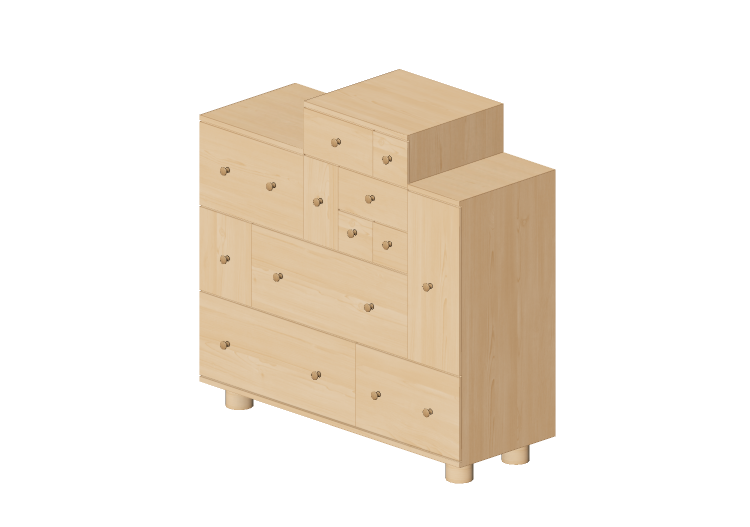 Armadi 3D - Cassettiera in legno - Ikea - PS 2012 - IKEA Armadi 3D - Cassettiera in legno - Ikea - PS 2012 - IKEA