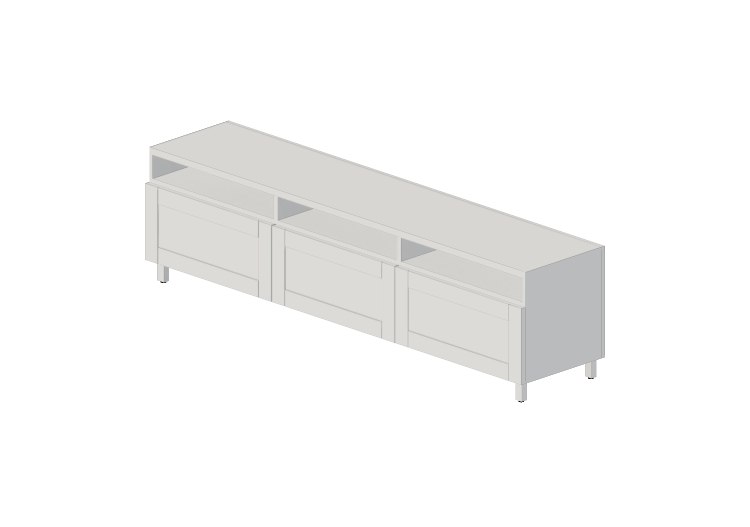 3D Möbel - TV-Schrank aus lackiertem Holz - Ikea - Besta -... 3D Möbel - TV-Schrank aus lackiertem Holz - Ikea - Besta -...