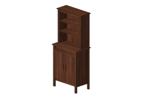 3D Furniture - Wooden sideboard - Ikea - Brusali