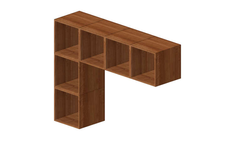 Meubles 3D - Composition de meubles en bois - Ikea - Eket -... Meubles 3D - Composition de meubles en bois - Ikea - Eket -...