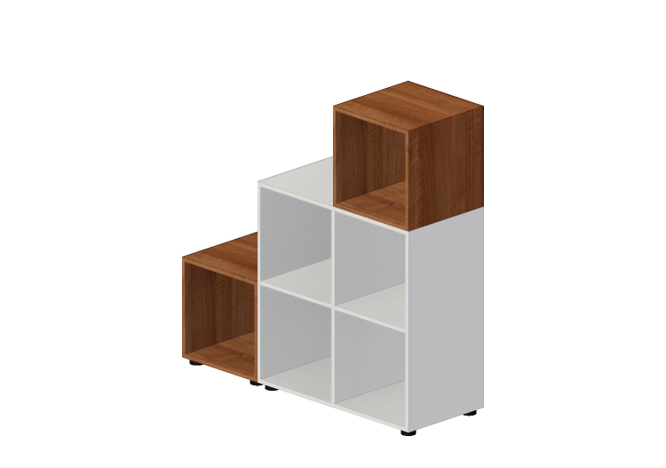 Móveis 3D - Conjunto de móveis de madeira envernizada -... Móveis 3D - Conjunto de móveis de madeira envernizada -...