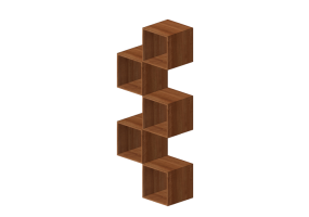 M&oacute;veis 3D - Conjunto de m&oacute;veis de madeira - Ikea - Eket