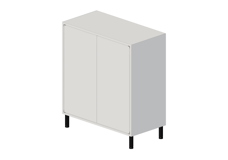 Móveis 3D - Móvel de madeira envernizada - Ikea - Eket -... Móveis 3D - Móvel de madeira envernizada - Ikea - Eket -...