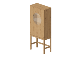 3D Furniture - Wooden sideboard - Ikea - Stockholm