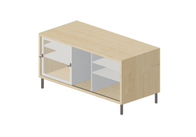 3D Furniture - Wooden TV cabinet - Ikea - Magiker