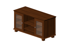 3D Furniture - Wooden sideboard - Ikea - Markor