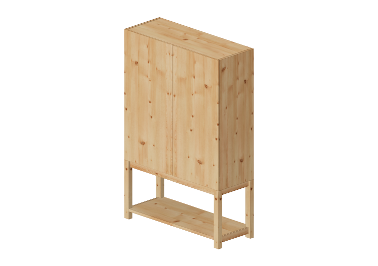 Meubles 3D - Meuble avec base - Ikea - Ivar - IKEA Meubles 3D - Meuble avec base - Ikea - Ivar - IKEA