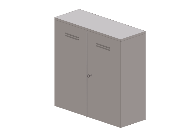 3D Furniture - Metallic cabinet - Ikea - Ivar - IKEA 3D Furniture - Metallic cabinet - Ikea - Ivar - IKEA