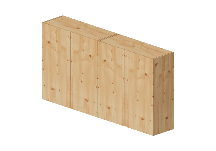 Mobili 3D - Mobile pensile in legno - Ikea - Ivar - IKEA Mobili 3D - Mobile pensile in legno - Ikea - Ivar - IKEA