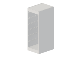 3D M&ouml;bel - Schrank aus Holz lackiert - Ikea - Trofast