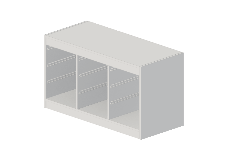 Muebles 3D - Mueble de madera lacada - Ikea - Trofast -... Muebles 3D - Mueble de madera lacada - Ikea - Trofast -...