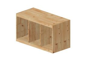 Muebles 3D - Mueble de madera - Ikea - Trofast