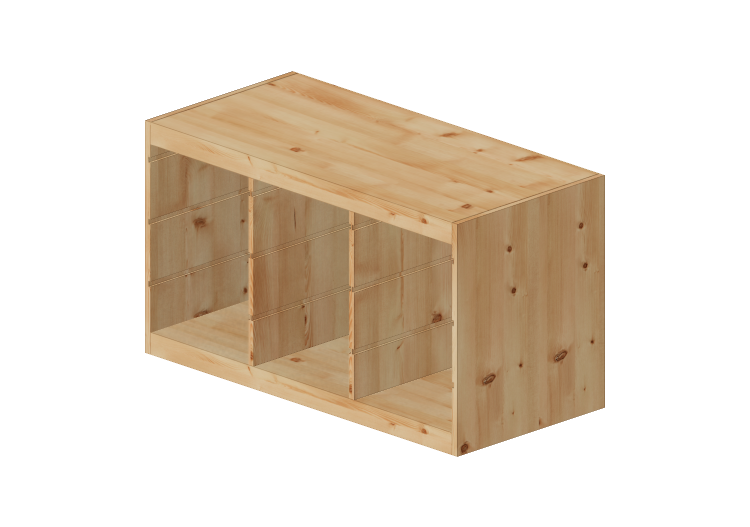 Muebles 3D - Mueble de madera - Ikea - Trofast - IKEA Muebles 3D - Mueble de madera - Ikea - Trofast - IKEA