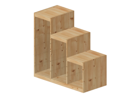 Mobili 3D - Mobile in legno - Ikea - Trofast