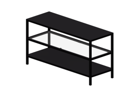 Meubles 3D - Meuble pour TV - Ikea - Vittsjö